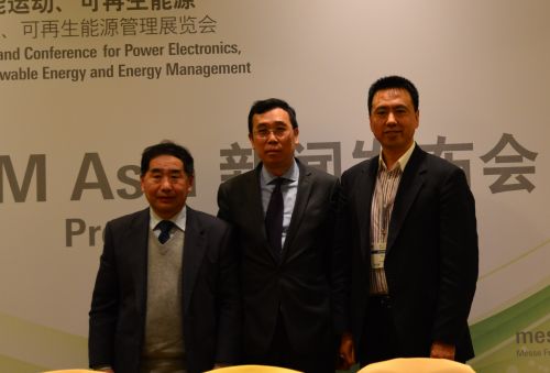廣州光亞法蘭克福展覽有限公司副總經理梁志超介紹展會亮點，并邀請到上海電源學會理事長、上海海事大學湯天浩教授及寧波希磁電子科技有限公司總經理毛思寧博士講解行業現況。